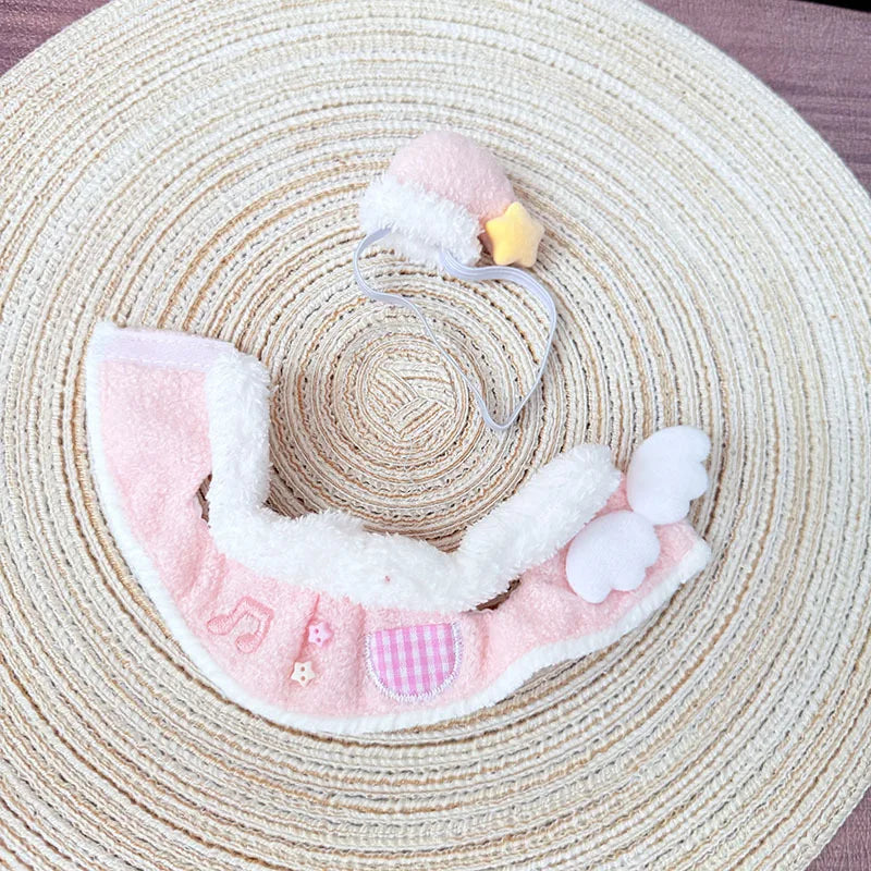 Labubu Doll Clothes Music Angel Set For 15-17cm Ropa 3.0 Labubu V1 V2 V3 Clothes Sitting Party Accessories