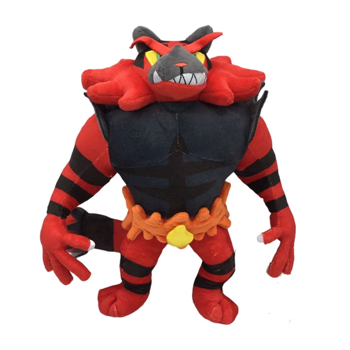 Pokemon Peluche Litten Incineroar Plush Toy Torracat Animal Doll Anime Figure Stuffed Plush Soft Christmas Kids Gift