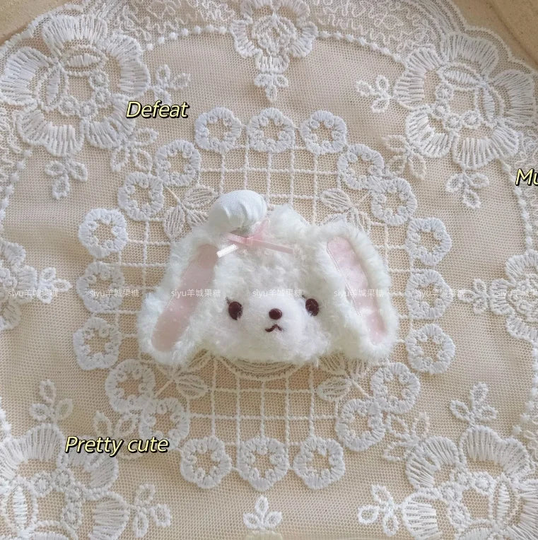 Kawaii Sugarbunnies Character Peripheral Leopard Series Hairpin Jewelry Hair Cartoon Cute Accessories Decor Kids Gifts