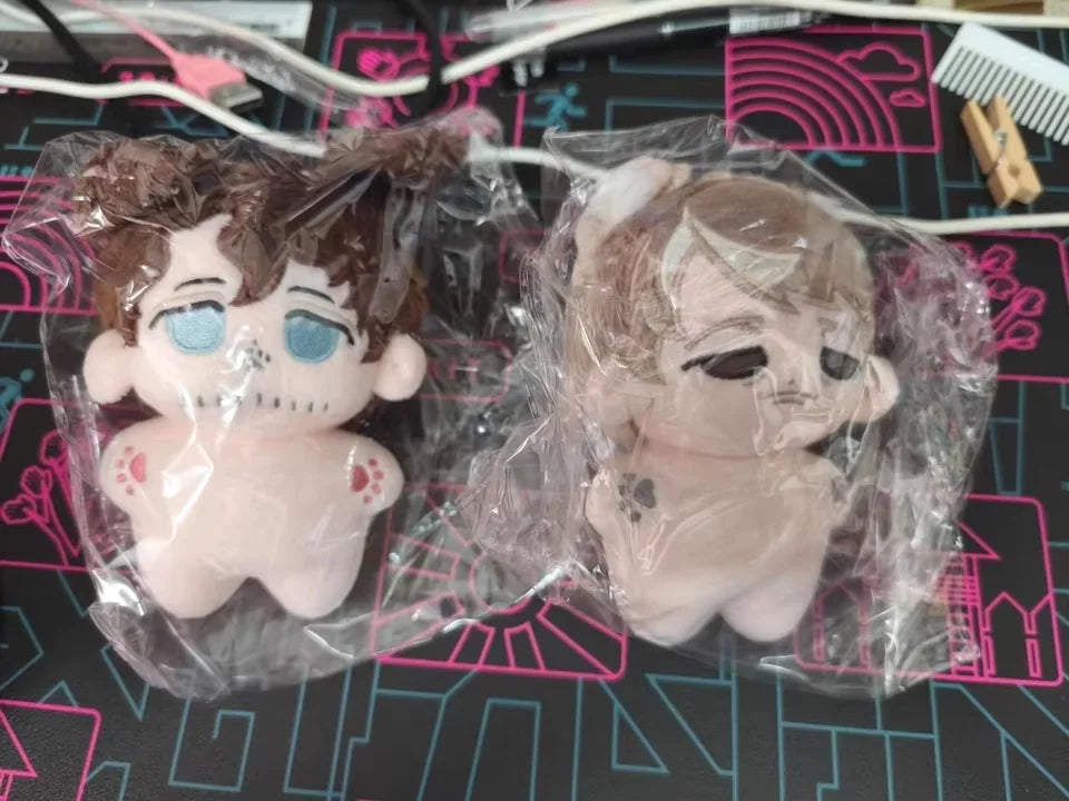 New In Stock 10cm Anime Role Will Hannibal Kawaii Cosplay Cotton Doll Starfish Body Cartoon Mini Soft Plush Doll Toy Figure Gift