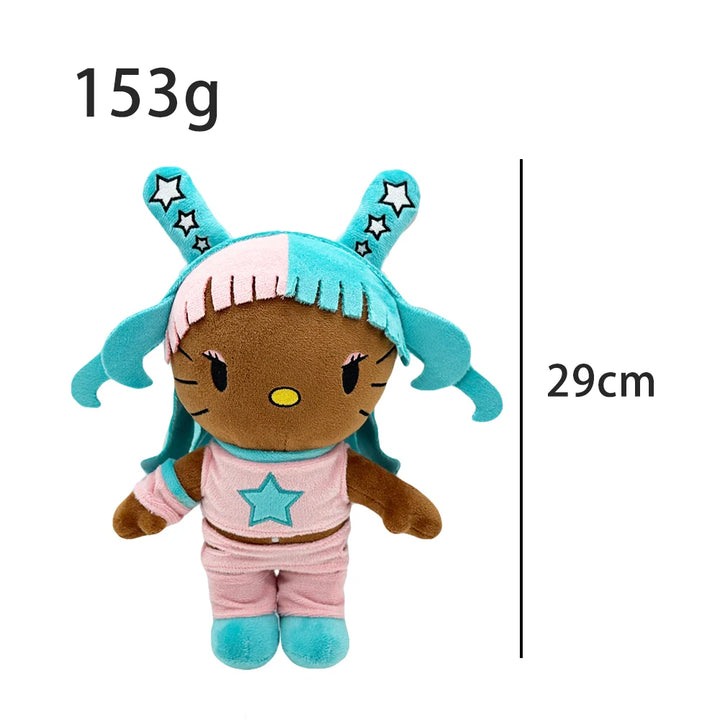 2025 New Hello Kitty Lil peep Kanye Tylerthecreator Plush Toy Doll with Clothes Stuffed Soft Plush Toys Fans Collect Gifts