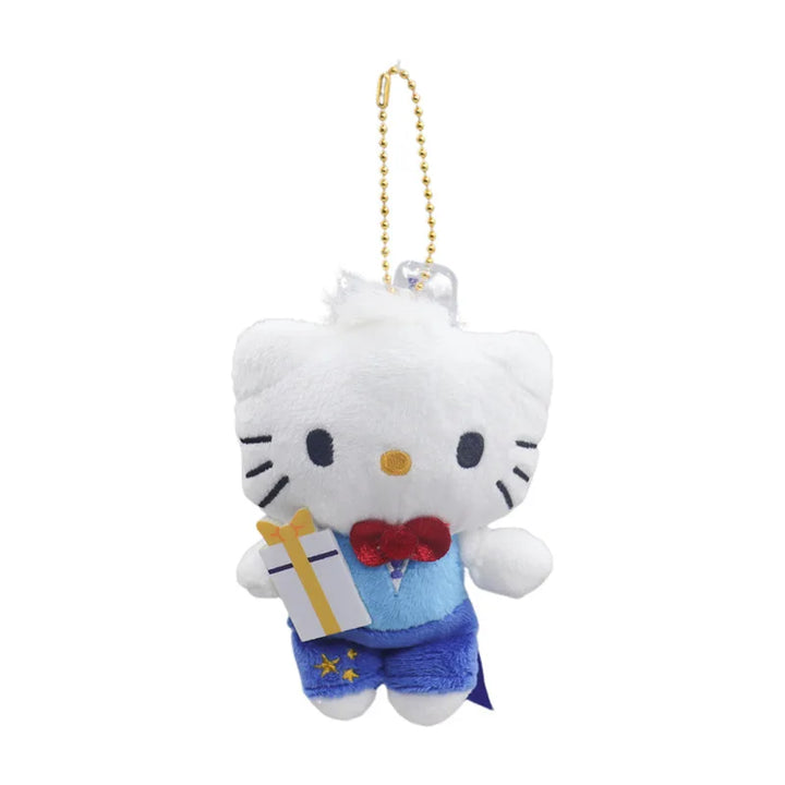Kawaii Sanrio Hello Kitty 50Th Anniversary Plush Toys Tiny Chum Keychain Backpack Pendant Doll Girls Christmas Birthday Gift