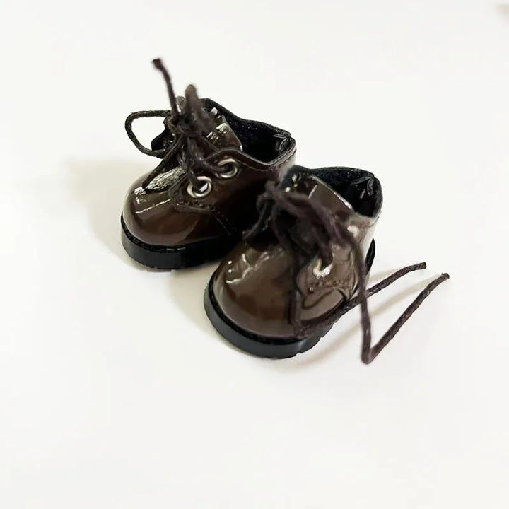 17cm Cute Labubu Leather Shoes Canvas Shoes Sneakers Camera Labubu Korea Kpop Exo DIY Girls Labubu Doll Accessories