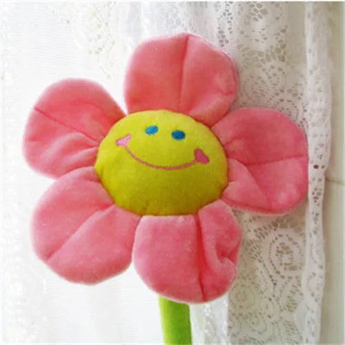 Bread Plush Cartoon Simulation Sun Flower Rose Flower Plush Toys for Children for Home Decoration PP Cotton Plant Plush Toy