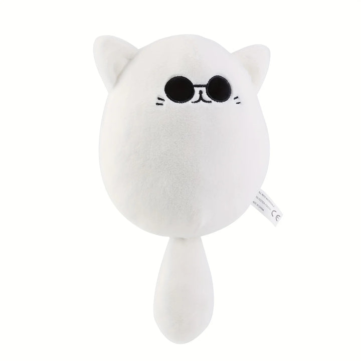 32cm Soft Gojo Cat Plush Pillow Hot Anime Sunglasses White Cat Plushies Toys Stuffed Animals Doll Home Decor Kids Birthday Gift