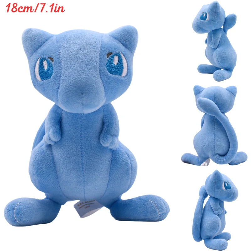 Kawaii Pokemon Gengar Magikarp Psyduck Soft Plush Toys Mew Mewtwo Poliwag Lapras Galarian Ponyta Stuffed Animals Peluche Dolls