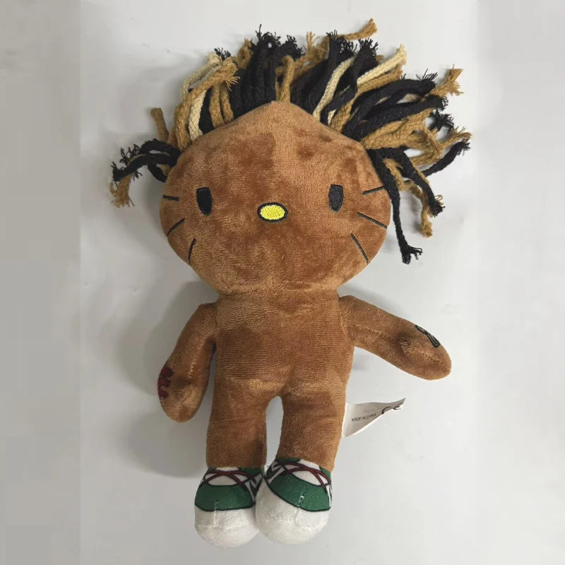 2025 New Hello Kitty Lil peep Kanye Tylerthecreator Plush Toy Doll with Clothes Stuffed Soft Plush Toys Fans Collect Gifts