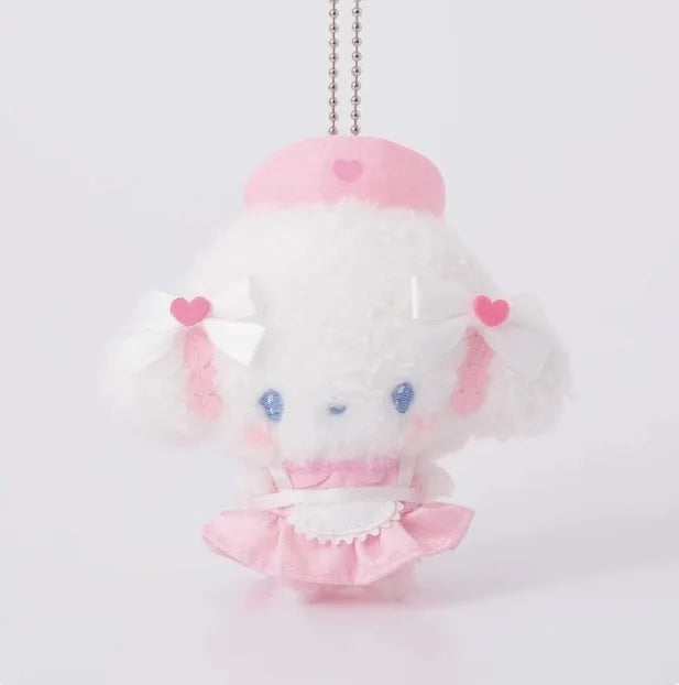 kawaii Sanrios Cogimyun Plush Toy Hello Kitty KeyChain cute bow Soft Stuffed Toy accessories bag pendant Plush pendant girl Gift