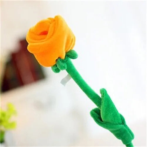 Bread Plush Cartoon Simulation Sun Flower Rose Flower Plush Toys for Children for Home Decoration PP Cotton Plant Plush Toy