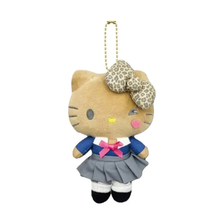 15cm  Popular Kawaii Sanrio Hello Kitty Heisei Hot Girls Series Plush Keychain Pendant Cartoon Cute Doll Bag Pendant Girl Gif