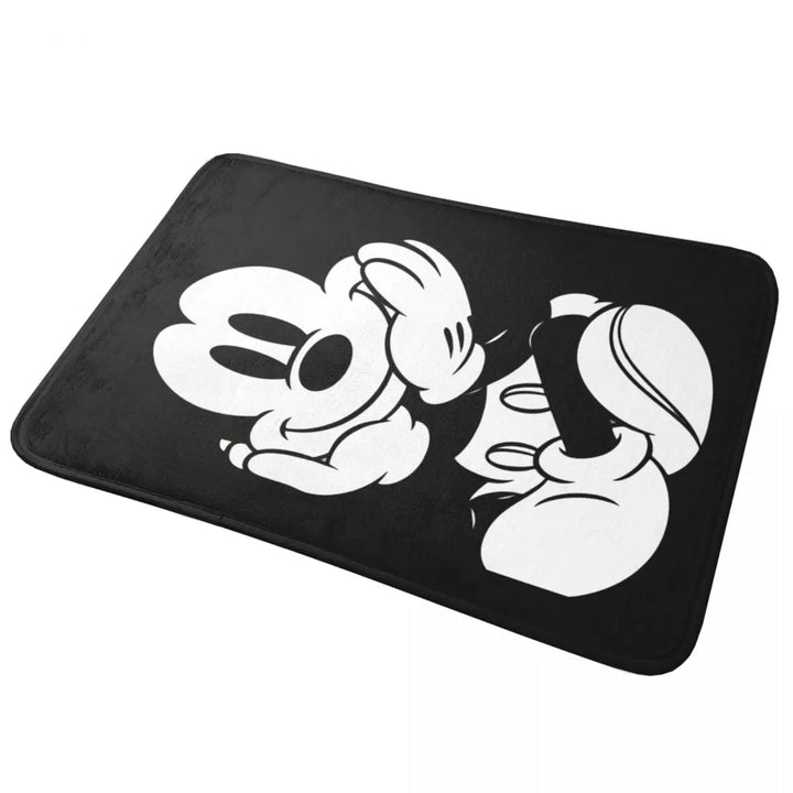 Modern Mickey Cartoon Bathroom Rugs Mat Quick Dry Bath Rugs Mats Carpet Non-Slip for Shower Tub