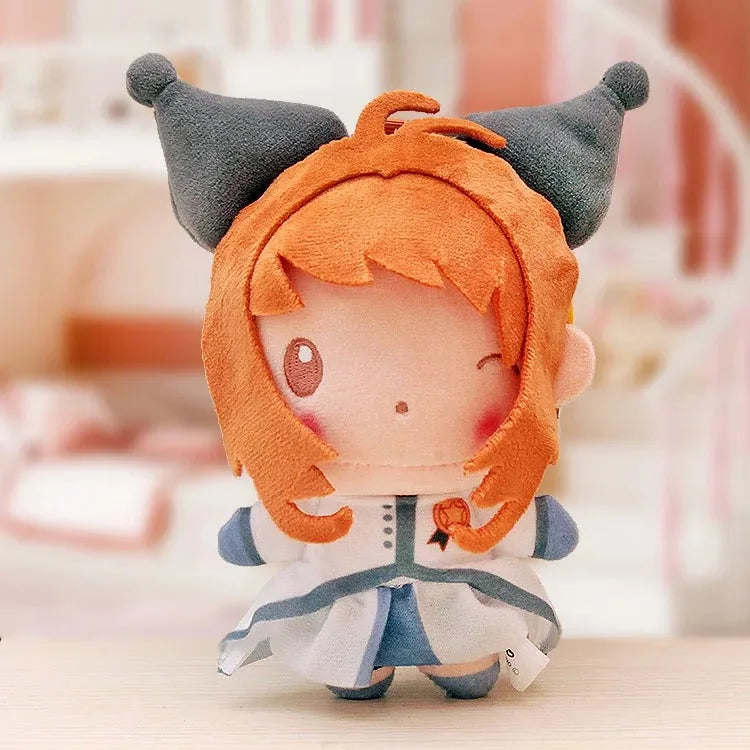 anime Cardcaptor Sakura Plush doll keychani Sakuras Bow kitty Series Backpack Pendant Toy Doll cute Bag Accessories Girl Gift
