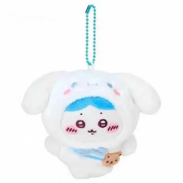 Kawaii Sanrio Kuromi Cinnamoroll Cartoon Plush Toys Backpack Keychain Hello Kitty Accessories Boys Girls Birthday Creative Gifts