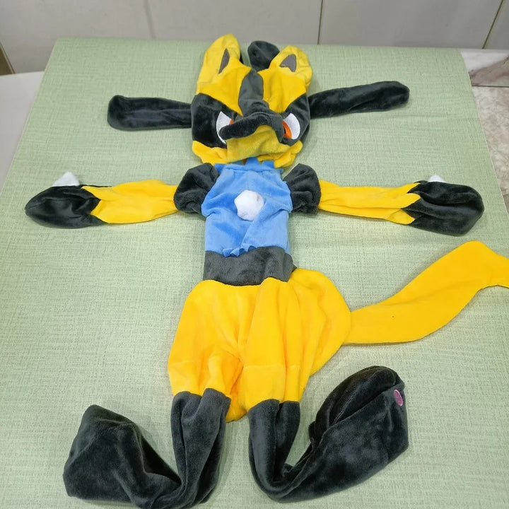 60/90cm Pokemon Lucario Cinderace Plush Leather Charmander Squirtle Not Stuffed Plush Kawaii Plushes Semi-finished Toys for Kids