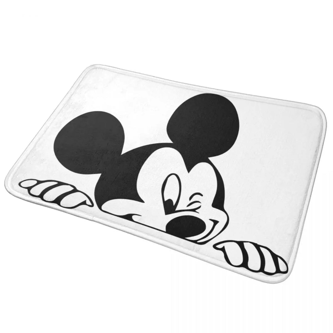 Modern Mickey Cartoon Bathroom Rugs Mat Quick Dry Bath Rugs Mats Carpet Non-Slip for Shower Tub
