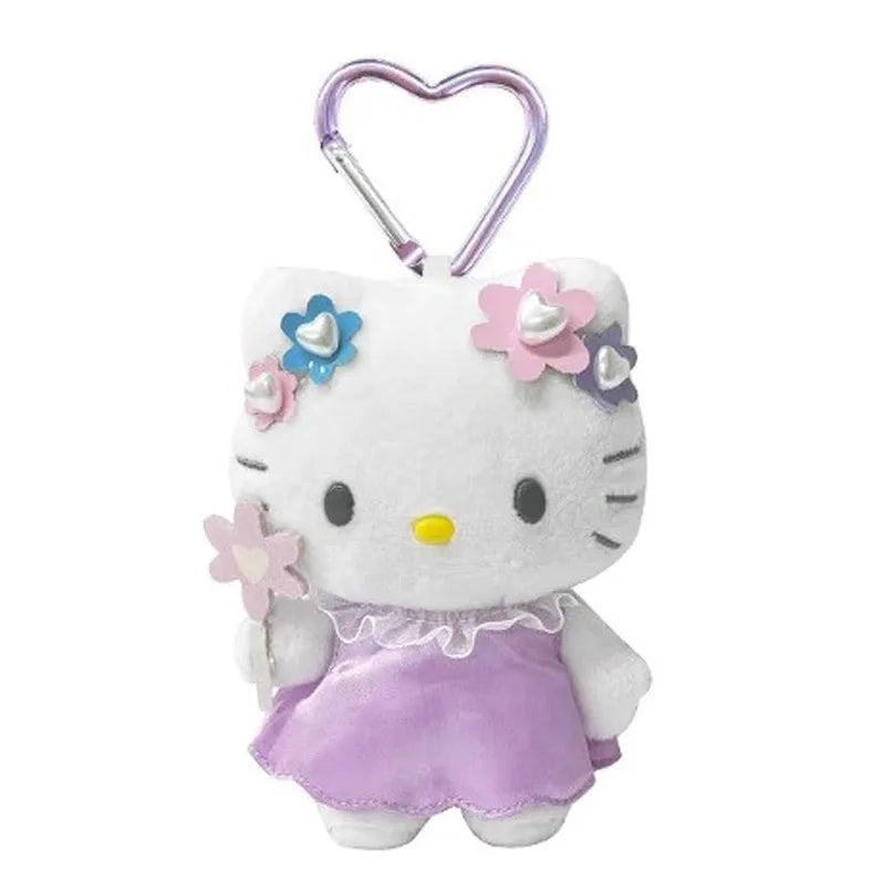 10cm Sanrio Hello Kitty NIC Unicorn Mermaid Long Legs Heiseic  Plush Doll Pendant Plush Kuromi My Melody Accessories For gril