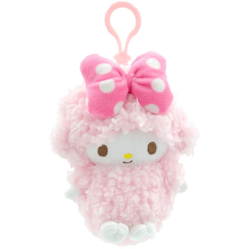 Sanrio Kawaii My Sweet Piano Melody Keychain sanime plush Backpack Pendant Cute Stuffed Doll Coin Purse Wallet Birthday Gift