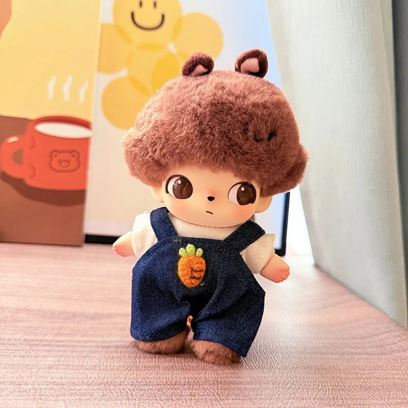 DIMOO WORLD Doll Box Pendulum Accessories Doll Clothes Carrot Tennis Bib Pants Love Hat Chef 15/17cm Labubu Doll Clothes