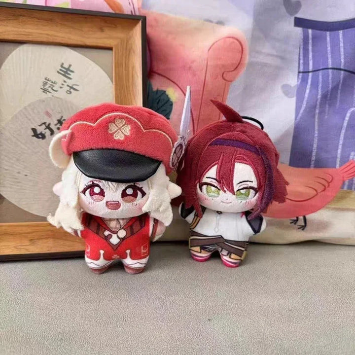 Genshin Impact Plush Shikanoin Heizou Keqing Diluc Klee Anime Stuffed Doll Starfish Body Cartoon Figure Pendant Toys