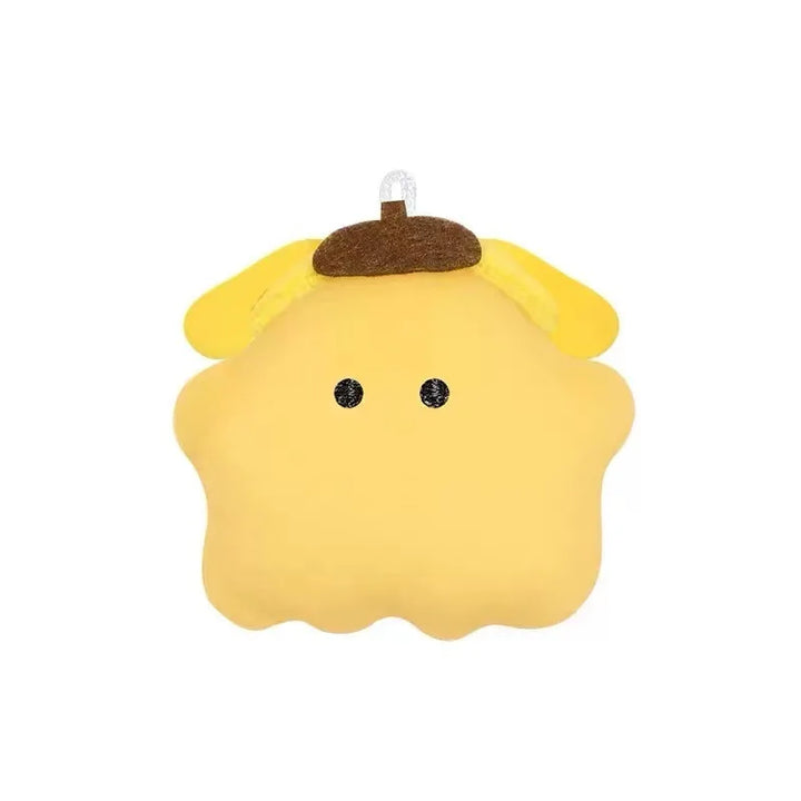 Sanrio Kawaii Kuromi My Melody Cartoon Halloween Bean Eye Ghost Plush Toy Cinnamoroll Keychain Bag Pendant Friends Festival Gift