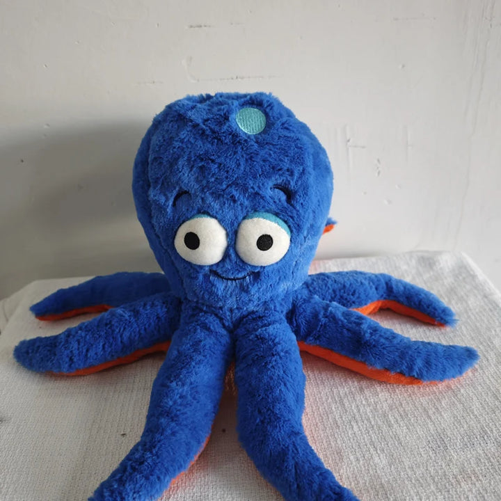 Blue plush octopus animal figure Stuffed Animals Soft Doll For Kids Gift Home Decoration