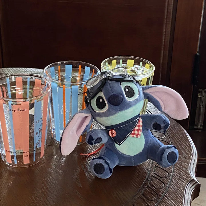 Kawaii Disney Lilo&stitch Bow Cartoon Cute Plush Toys Backpack Keychain Peripherals Doll Girls and Boys Birthday Creative Gift