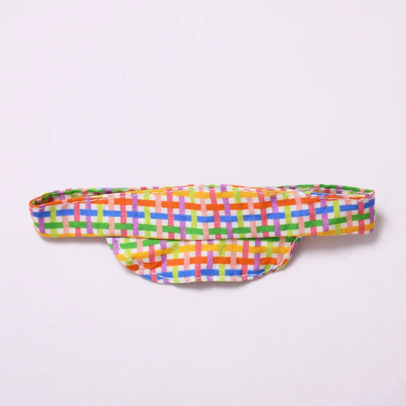 Rainbow Dopamine-Style Overall & Hat Set 15/17cm Plush Doll'S Clothes Labubu I II Idol Dolls Sitting Party Accessories Kids Gift