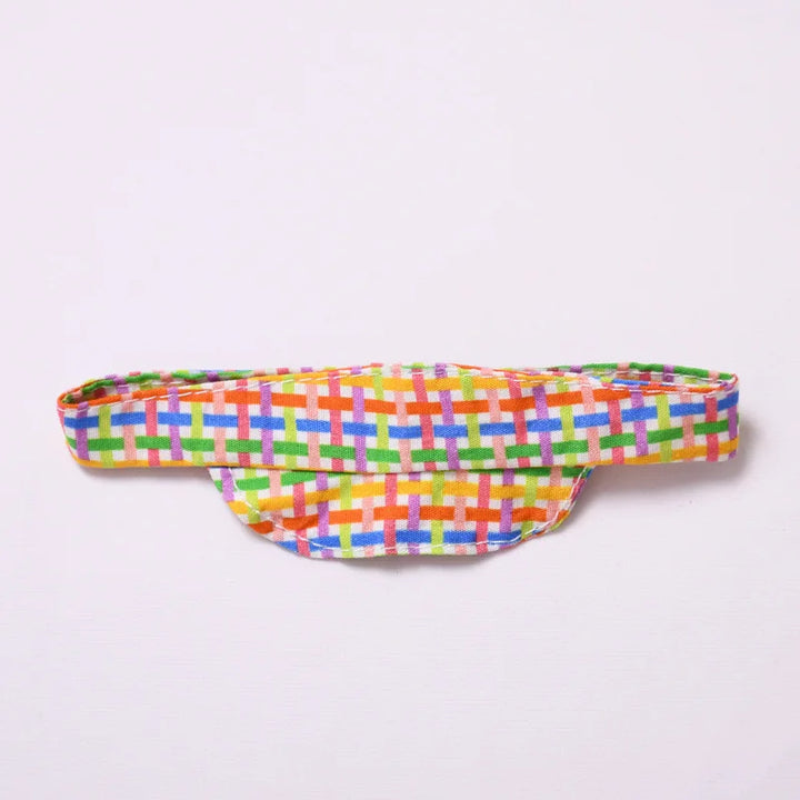 Rainbow Dopamine-Style Overall & Hat Set 15/17cm Plush Doll'S Clothes Labubu I II Idol Dolls Sitting Party Accessories Kids Gift