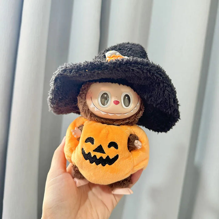 Labubu I II Idol Dolls Halloween Clothing Plush Doll'S Clothes Outfit Accessories For Korea Kpop Exo Sitting Party Pumpkin Suit