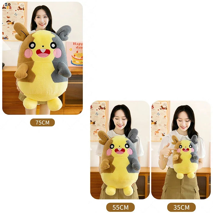 40/80cm Riolu Pokemon Pillow Doll Lucario Huge Plush Pokémon Plushie Anime Stuffed Toys Morpeko Birthday Soft Gift for Children