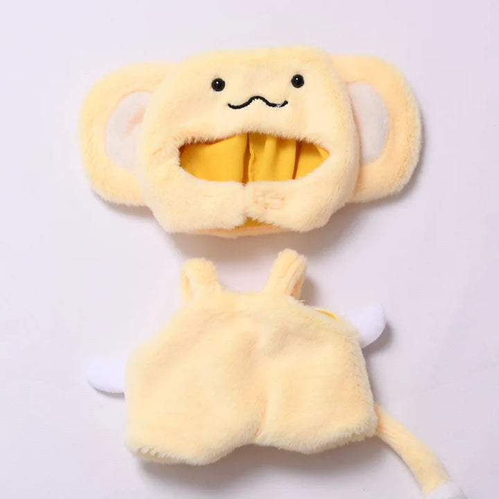 Labubu Doll Clothes Angel-Lion Plush Set 15/17cm Plush Doll'S Clothes Labubu I II Idol Dolls Sitting Party Accessories