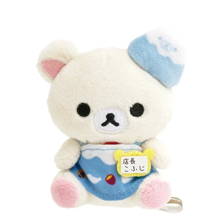 Kawaii Cartoon Rilakkuma Korilakkuma Anniversary Limited Manager Series Keychain Backpack Pendant Plush Toys Doll Accessories