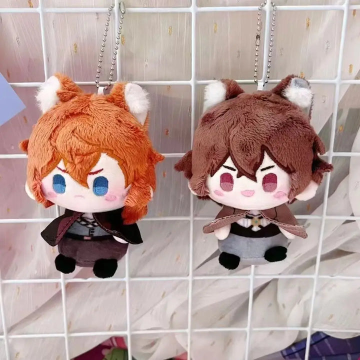 Bungou Stray Dogs Plush Pendant Edogawa Ranpo Ryunosuke Akutagawa Nakahara Chuuya Dazai Osamu Dostoevsk Gogol Anime Stuffed Doll