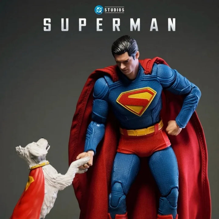 IN STOCK 2025 David Corenswet Superman Action Figure 1/9 New Original Fondjoy Superman Figure PVC Joint Movable Toy Boy Gift