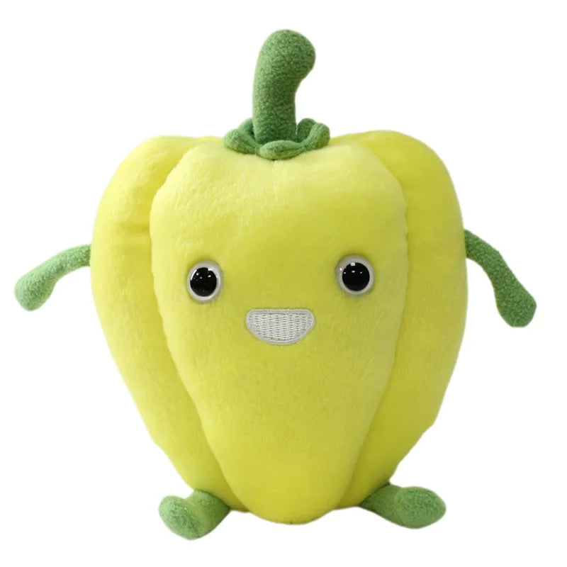 New Creative Cute Children Fruit Vegetable Plush Toys Realistic Carrot Dolls Parent-Child Educational Soft Stuffed Playtime