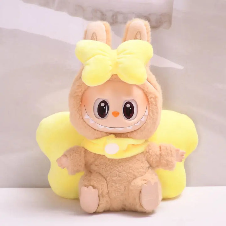 Labubu Doll Clothes Angel Butterfly Cute Dress Up Accessories 15/17cm Plush Doll'S Clothes Replacement
