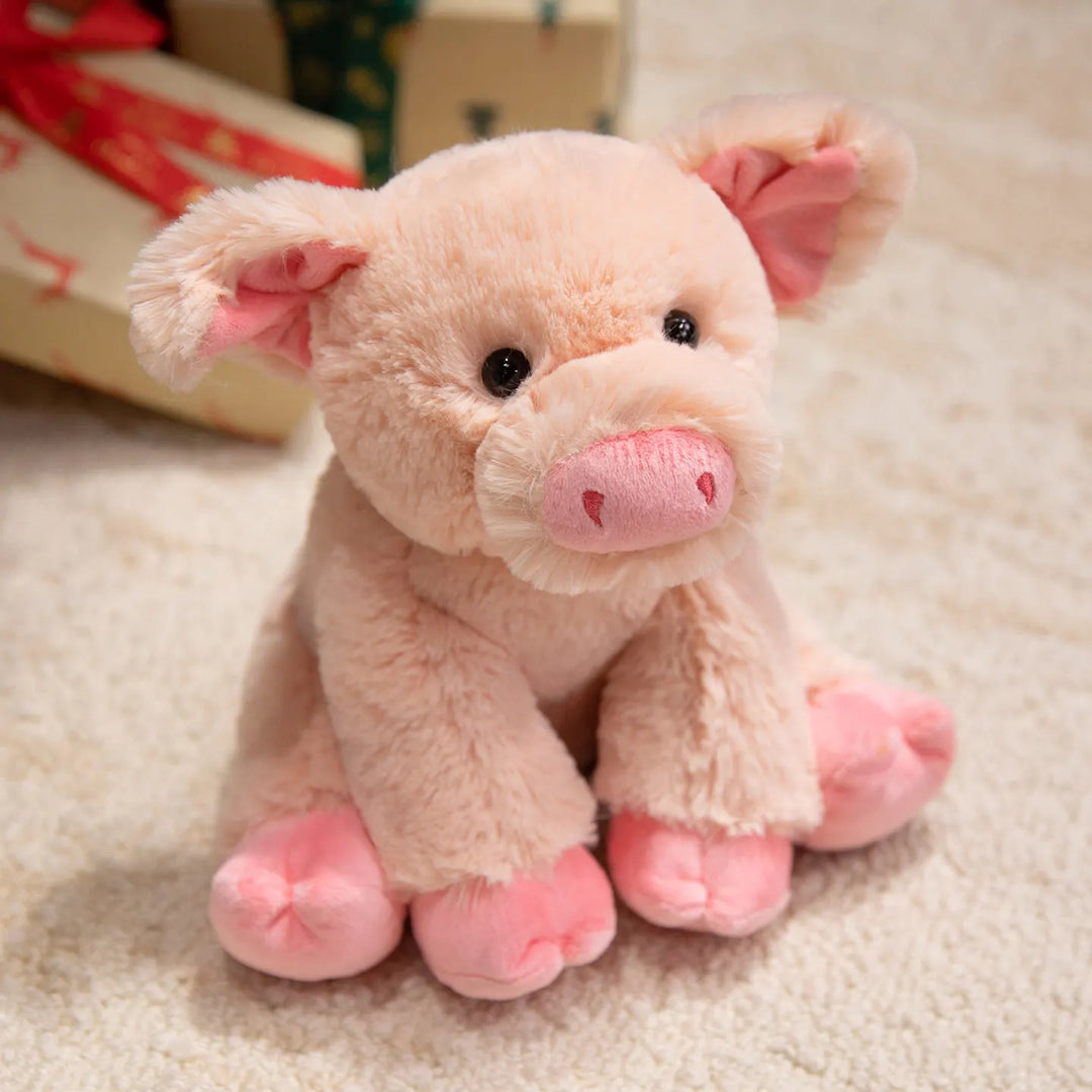 20cm Realistic Reindeer Plush Toys Deer Stuffed Forest Animal White Goat Soft Dolls Lifelike Bull Plush Toys Lamb Horse Plushie