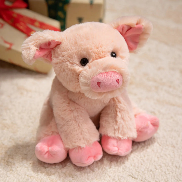 20cm Realistic Reindeer Plush Toys Deer Stuffed Forest Animal White Goat Soft Dolls Lifelike Bull Plush Toys Lamb Horse Plushie