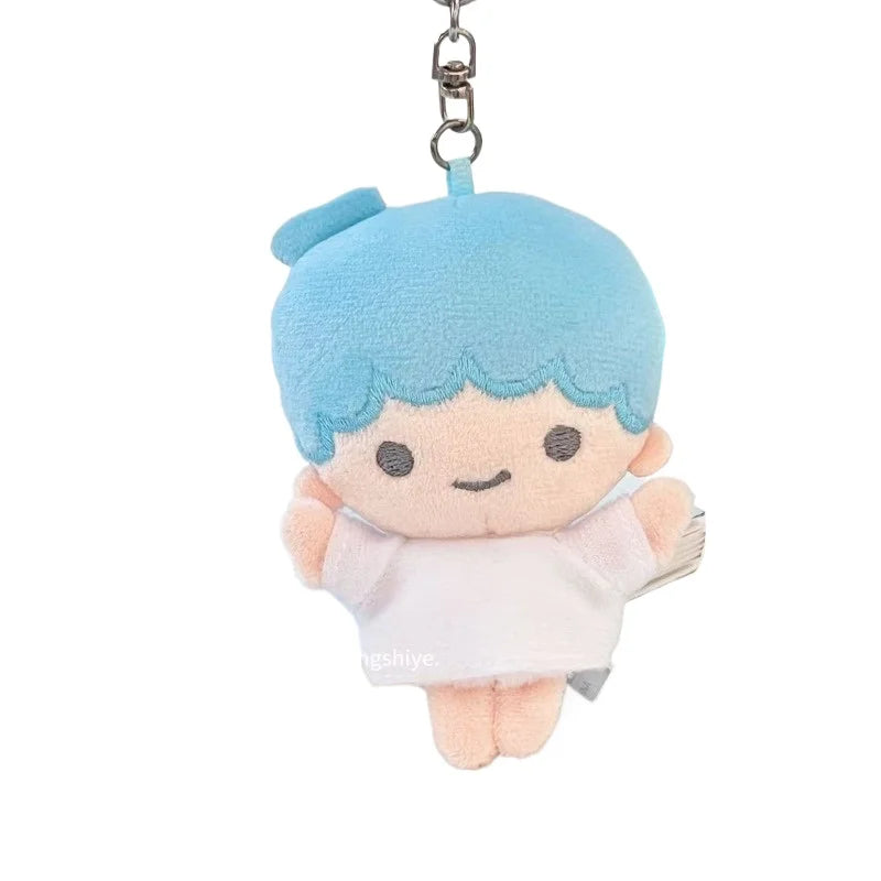 Sanrio Little Twin Stars Plush Toys Doll Keychain Bag Pendant Decoration Cartoon kikilla Stuffed Doll Sweet Couple Birthday Gift