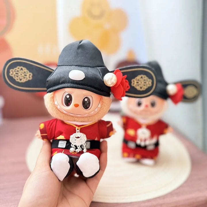 Labubu I II III Doll Clothes Wacky Whimsical Dress Up Assortment 15/17cm Plush Doll'S Clothes Sitting Party Accessories