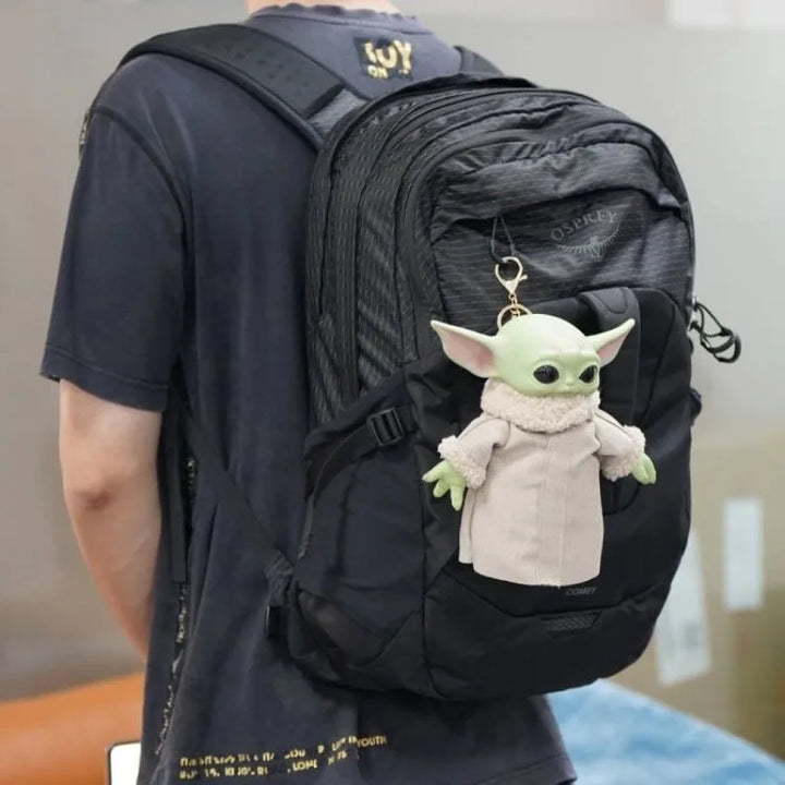 Cute Cartoon Baby Yoda Plush Toy Backpack Pendant Decoration Soft Children's Toys Home Decoration Boys and Girls Christmas Gifts