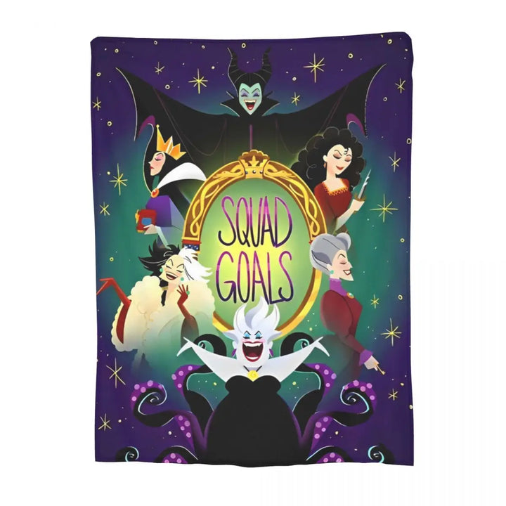Evil Queen Blanket Coral Fleece Plush Textile Decor Villains Portable Soft Throw Blanket for Home Car Rug Piece