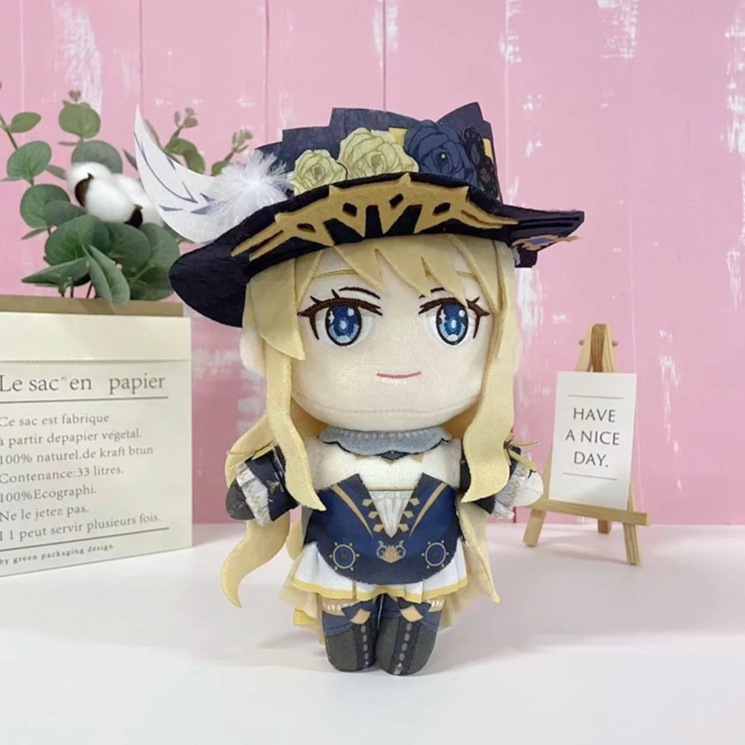 Genshin Impact Plush Dolls Wriothesley Furina Lyney Kaveh Neuvillette Kinich Citlali Kazuha Albedo Tighnari Anime Stuffed Toys
