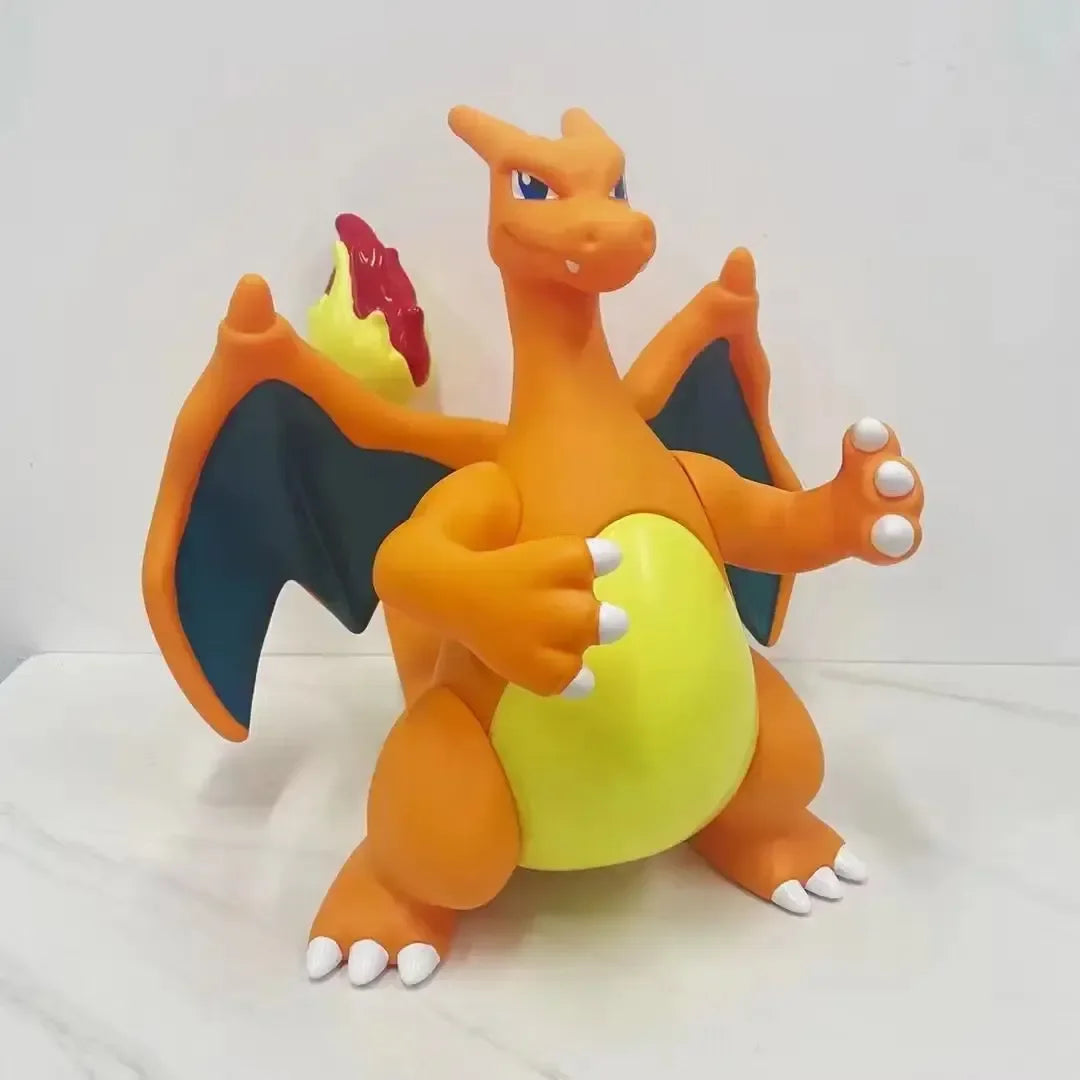 Pokemon 1:1 Large Figure Charmander Eevee Ibrahimovic Porkby Squirtle Raichu Model Doll Ornament Figurine Toy Surprise Gifts
