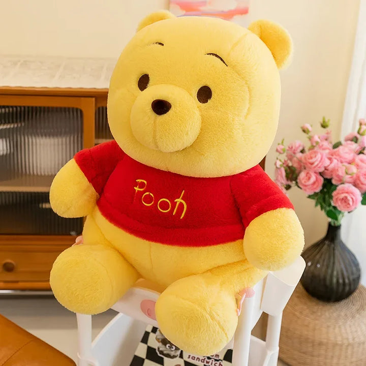 30/70cm Disney Winnie The Pooh Plush Toys Cute Large Stuffed Toys Cartoon Stuffed Anime Plushie Big Bear Doll Xmas Gift for Kids