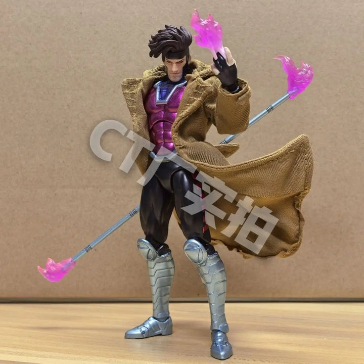 Ct Toys Mafex 131 Gambit Action Figure X-Men The Mutant Called Anime Figurine Ko Statue Model Customized Gift Toy