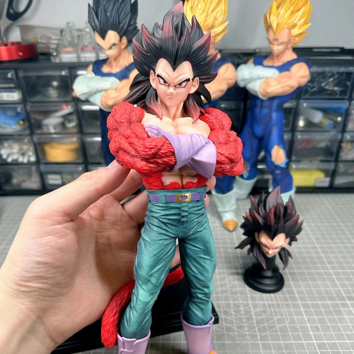 31cm Dragon Ball Anime Super Saiyan 4 Vegeta Figure Brother Planb Jt Statue DX Model Collection Custom Toy Gift IN STOCK