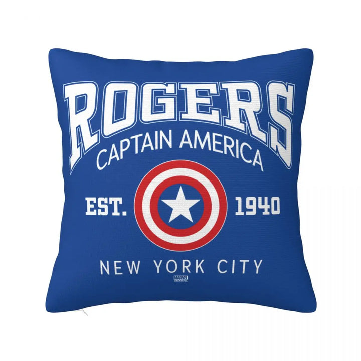 Anime Captain America Avengers Square Pillow Cases Cushion Covers Fashion Decor Pillowcover for Home 18"