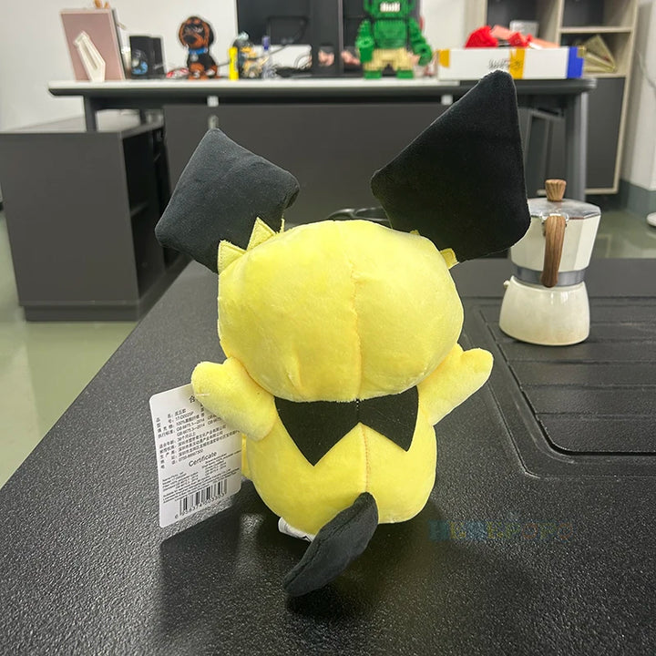 20cm Kawaii Original Pichu Pikachu Plush Doll Pokemon Peluche Stuffed Toy Elf Ornaments Gift for Kids