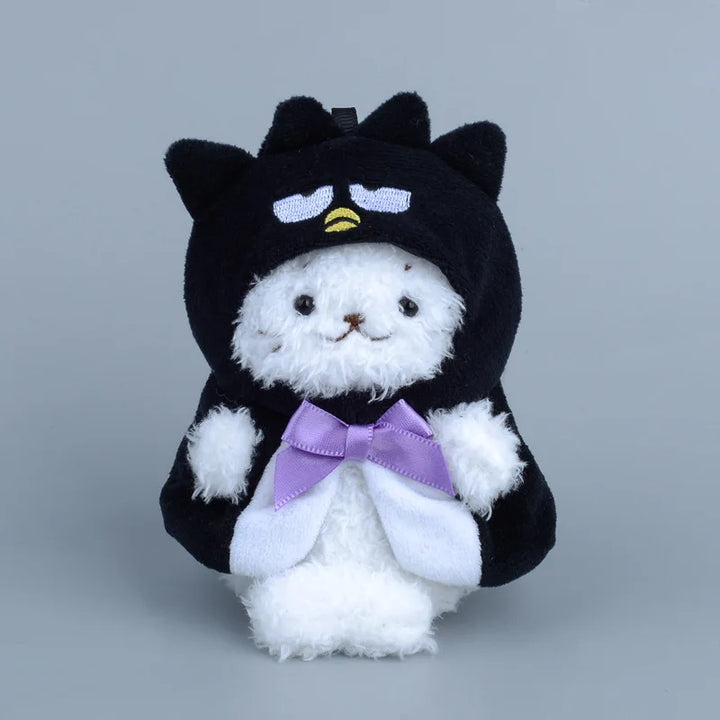 Kawaii Sanrio Hangyodon Pachacco Cartoon Cute Kero Kero Keroppi Little Seal Plush Toy Backpack Pendant Keychain Accessories Gift